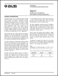 Z86247 Datasheet