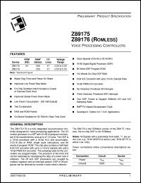 Z8917529FSC Datasheet