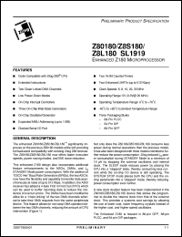 Z8S18020FSC Datasheet