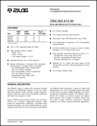 Z86L86 Datasheet