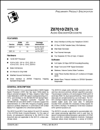 Z87L10 Datasheet