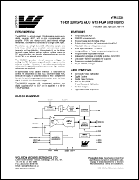 WM2331IDT/V Datasheet