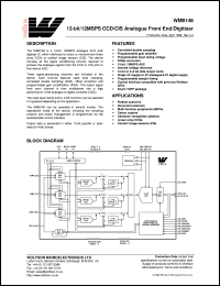 XWM8148CFT/V Datasheet