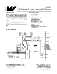 XWM9707CFT/V Datasheet