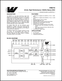 XWM8740EDS Datasheet