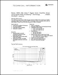 TA3020 Datasheet