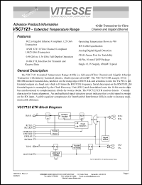 VSC7123RD2 Datasheet