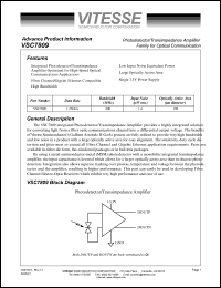 VSC7807WC Datasheet
