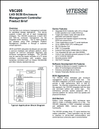 VSC205 Datasheet