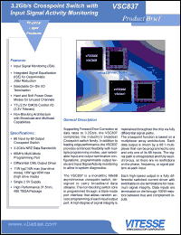 VSC837 Datasheet