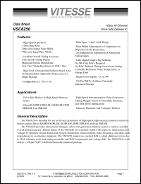VSC6250QW Datasheet