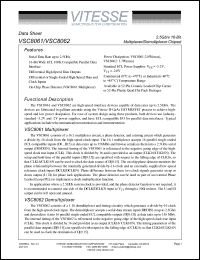 VSC8021FC Datasheet