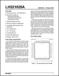 LH521028AU-25 Datasheet