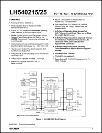 LH540215U-25 Datasheet