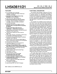LH543611P-15 Datasheet