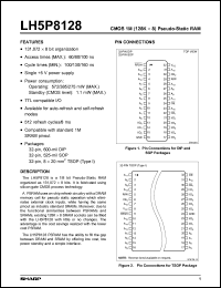 LH5P8128TR-80 Datasheet