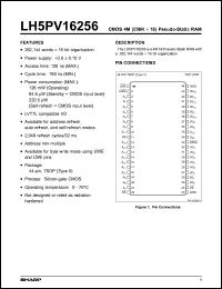 LH5PV16256S-12 Datasheet