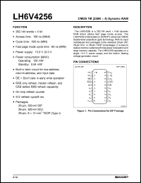 LH6V4256K-10 Datasheet