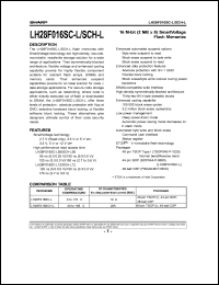 LH28F016SCT Datasheet