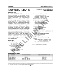 LH28F160BGB-TTL10 Datasheet