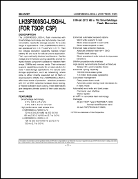 LH28F800SGR-L70 Datasheet