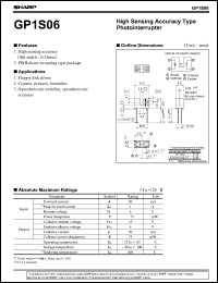 GP1S06 Datasheet