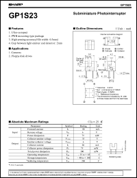 GP1S23 Datasheet