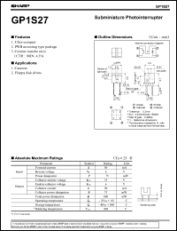 GP1S27 Datasheet