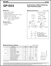 GP1S33 Datasheet