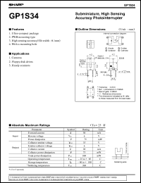 GP1S34 Datasheet