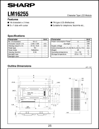 LM162KS1 Datasheet