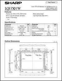 LQ15X01W Datasheet