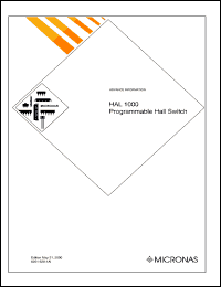 HAL1000UT-A Datasheet