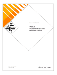 HAL805UT-A Datasheet