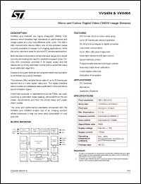 VV6301B001 Datasheet