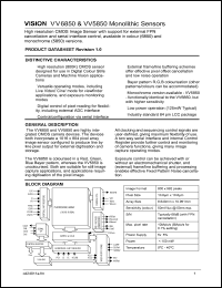 VV5850 Datasheet