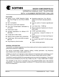 SA2531 Datasheet