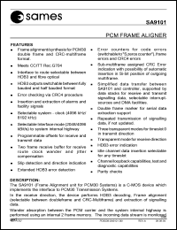 SA9101 Datasheet