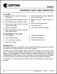 SA9401 Datasheet