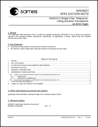 SAN3010 Datasheet