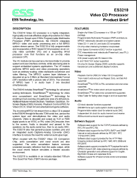 ES3207 Datasheet