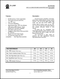 GLT41316-35TC Datasheet