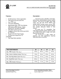 GLT41116-35J4 Datasheet