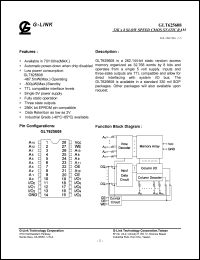 GLT625608-70TC Datasheet