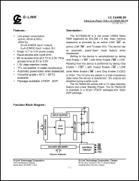 GLT6400L08SL-85FC Datasheet