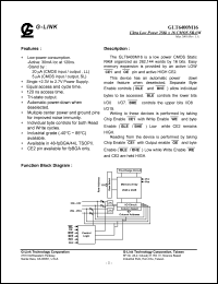 GLT6400M16SLI-120TC Datasheet