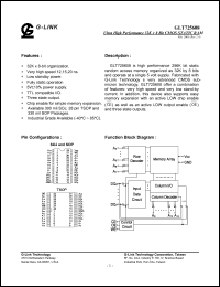 GLT725608-12TS Datasheet