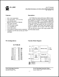 GLT7256L08-8TS Datasheet