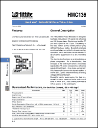 HMC136 Datasheet