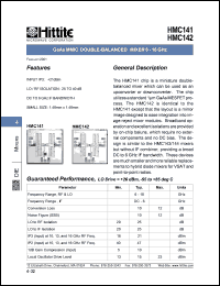HMC142 Datasheet